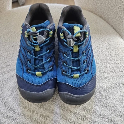 KEEN Chandler CNX Hiking Shoes Sneakers Youth Size 2 Blue Drawstring Closure EUC - Image 1 of 4