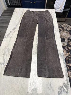 Pantalones de cuero negros vintage Wilsons Máxima talla 6 tiro alto ajustados pierna recta Foto 1 de 4