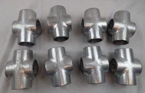 Menge 8 Hollaender 7-8 1-1/2" Speed-Rail Kreuz Aluminium Beschläge - Bild 1 von 4