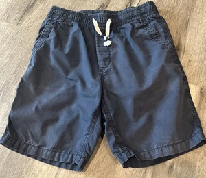 Gap Kids Boys’ Pull-On Shorts Size Medium Navy Blue Elastic Waist Drawstring - Picture 1 of 7