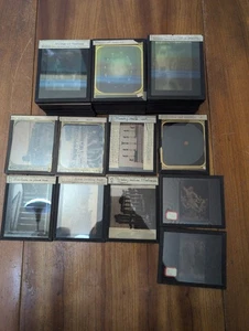 Lotto 70 Lanterne Magiche Vetro Scivoli Rovine Romane Italia Europa Wyoming Sistema Solare - Foto 1 di 22