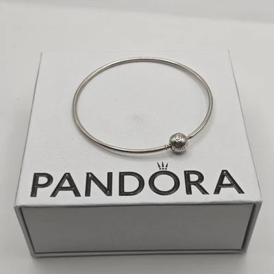 Pandora Bracelet ME Ball Clasp Bangle Genuine 19CM ALE 925 598406C00 - Image 1 of 3
