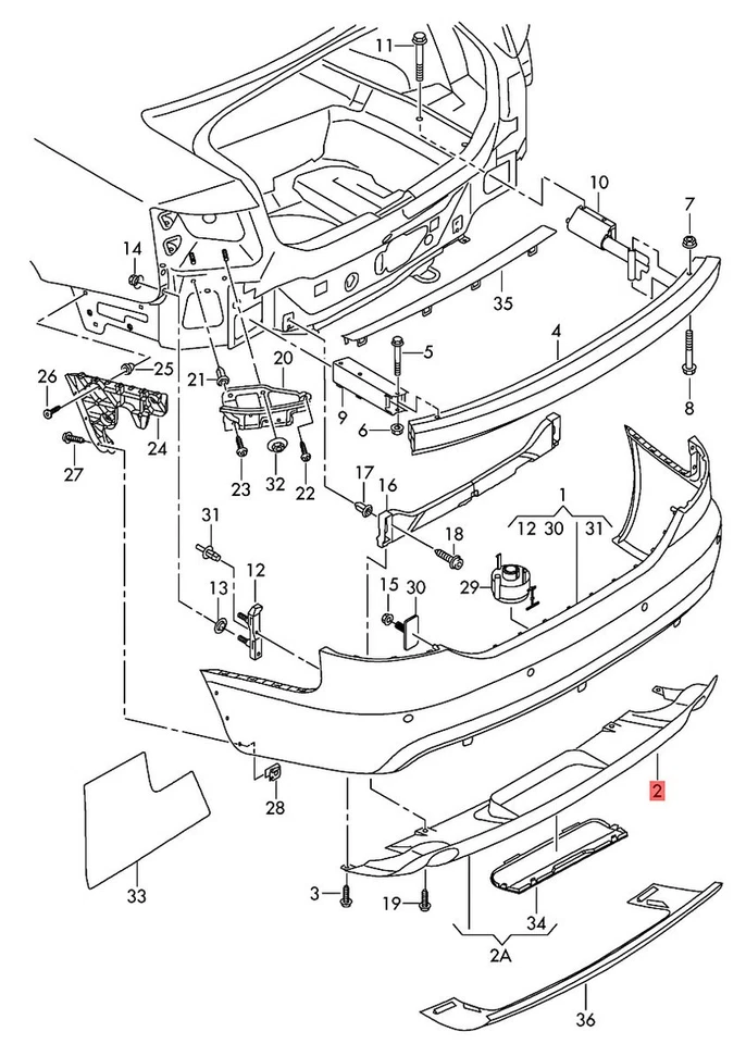 Alerón negro satinado OEM AUDI A6 Avant S6 quattro 4F2 4F9807521A01C Foto 1 de 1