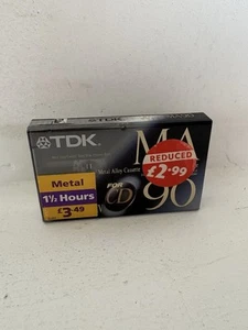 TDK MA 90 Metal Position IECIV / TYPE IV Audio Recording Cassette Vintage Sealed - Bild 1 von 5