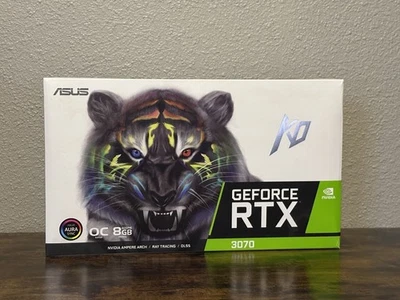 ASUS KO GeForce RTX 3070 OC 8GB GDDR6 Graphics Card - Photo 1/3