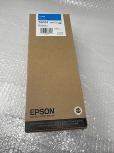 08-2013 NOWY ORYGINALNY EPSON T6062 CYAN 220ml K3 INK STYLUS PRO 4800 4880 - 4 dostępne - Zdjęcie 1 z 3