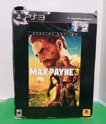 Max Payne 3 - Special Collector's Edition (Statue & PS3 Box Only)  - Image 1 of 4