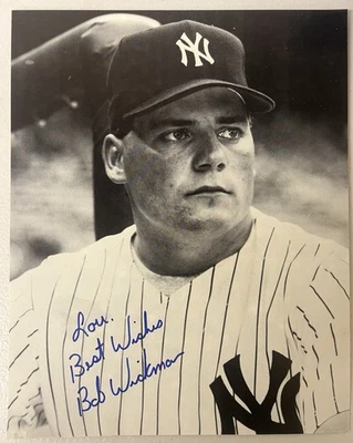 Foto 8x10 firmada por Bob Wickman de los Yankees de Nueva York Foto 1 de 2