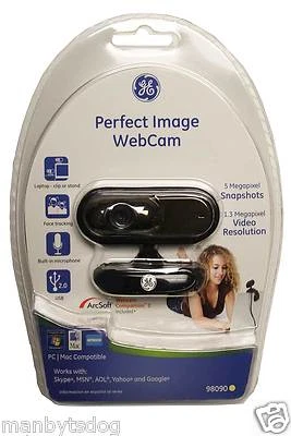 GE Perfect Image Webcam PC/Mac Compatible*  Fast Ship!  US Seller - NEW - Image 1 of 3