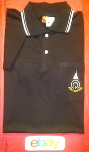 ¡NUEVO CON ETIQUETAS! Camisa polo para hombre talla XL NEGRA JET ÁRABE ISLÁMICA LOGOTIPO DE ORIENTE MEDIO - Imagen 1 de 3