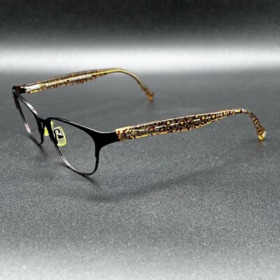 Gafas de sol Lucky Brand Lucky You marrón estampado de leopardo flexibles 52-17-140 usadas Foto 1 de 4