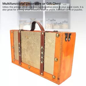 Retro Vintage Aufbewahrungsbox Deko Antik Koffer für Requisiten - Bild 1 von 12