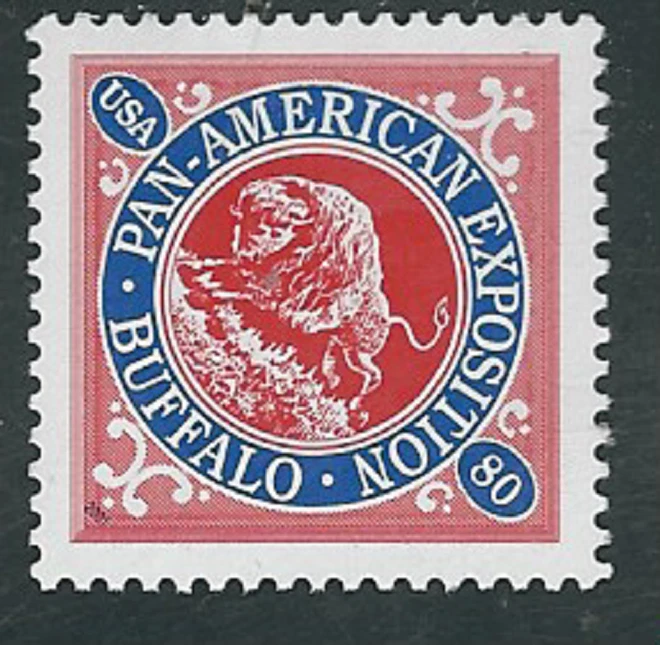 Scott #3505d.... 80 Cent... Pan-American Invert...2 Stamps  - Image 1 of 1