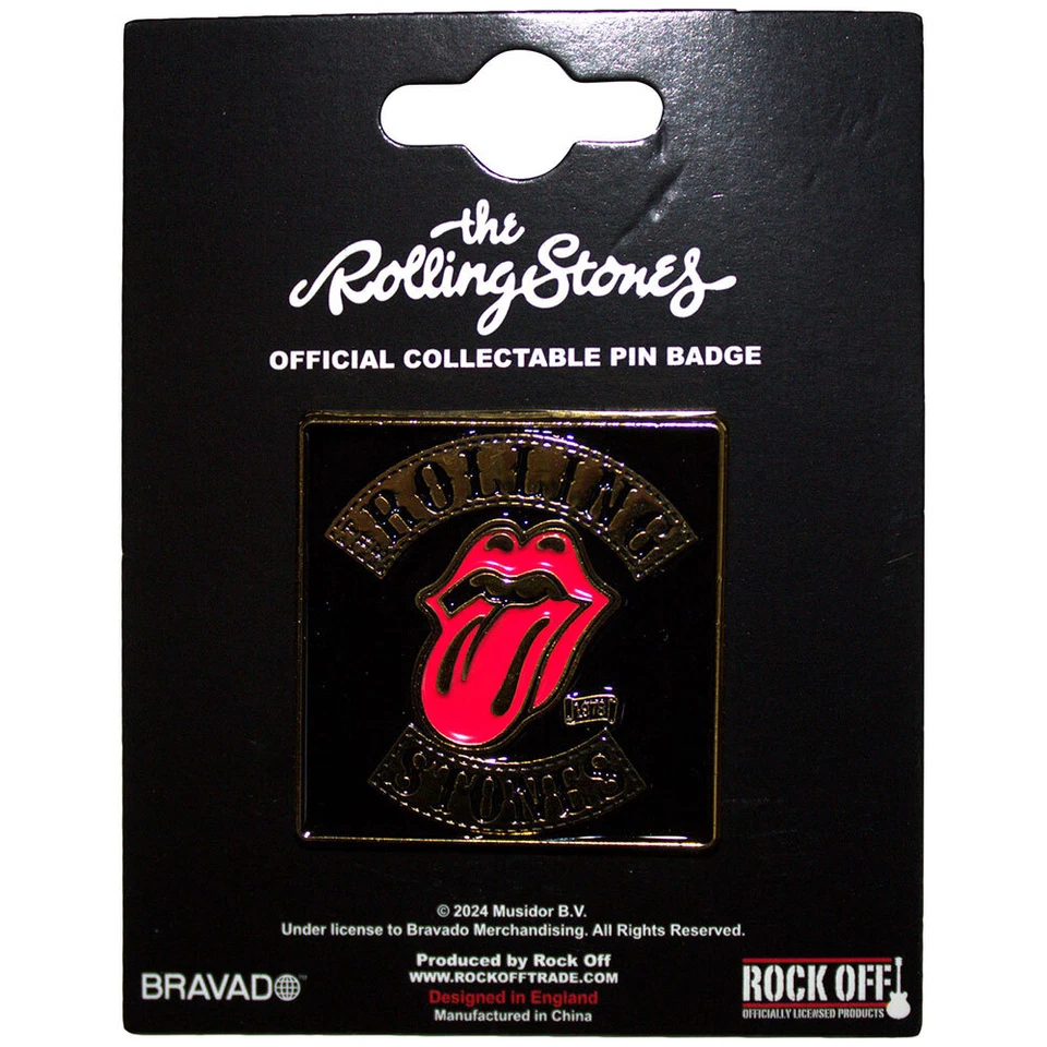 ROLLING STONES - TOUR '78 ORO - SOLAPA/SOMBRERO PIN - NUEVO - MÚSICA RSPIN10 Foto 1 de 1