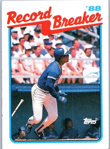 1989 Topps #1 George Bell Near Mint