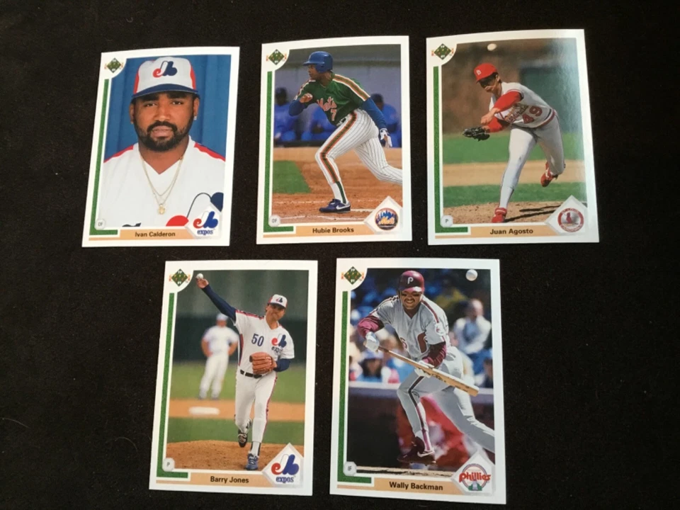 1991 Upper Deck Sequential  Baseball Cards #786 - 790  lot of 5 cards mint new - Image 1 of 2