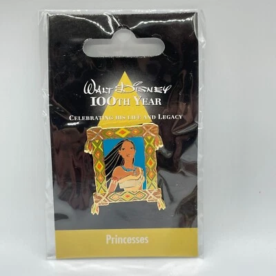 Prendedor Disney Store JAPÓN Walt 100th Legacy Princesa Pocahontas Foto 1 de 2