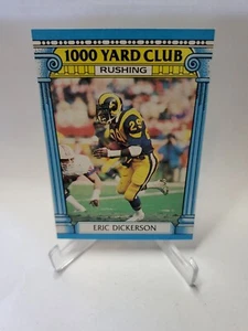 1987 Topps 1986 1000 Yard Club Inserto #1 Eric Dickerson Los Angeles Rams - Imagen 1 de 2