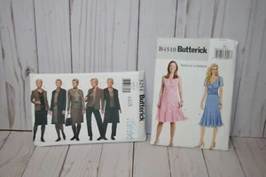 Butterick Sewing Patterns 3254 &B4510 Dress, Jacket, Skirt, Pants Sizes 14-20 - Picture 1 of 2