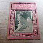 Antique Vintage Sheet Music Tommy Malie Looking At The World Thru Rose Colored G