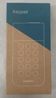 SimpliSafe SSKP3-W Keypad White Wireless Touch-to-Wake Smash Safe - Image 1 of 3