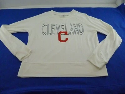 NEW Women's Concepts Sport MLB Cleveland Guardians Soft Sweater-Medium, White - Image 1 of 4