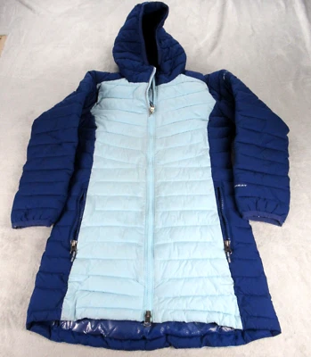 Columbia Jacket Youth Small Blue Colorblock Omni Heat Slope Edge Mid Ski READ - Image 1 of 4