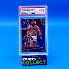 Conor Mcgregor 2022 Panini Chronicles UFC Spectra Blue Prizm 77/99 GEM MT 10