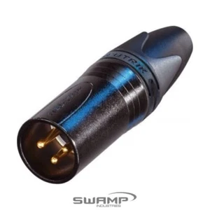 Neutrik NC3MXX-B Audio Male XLR Connector - Picture 1 of 1
