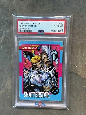 1992 Impel X-Men Shatterstar #30 PSA 10 GEM MINT  RARE!  POP 14!!! - Image 1 of 2