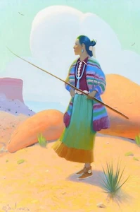 Gerard Curtis Delano : Navajo Girl : Archival Art Print - Picture 1 of 2