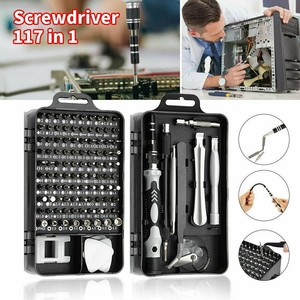 117 in 1 Magnetic Precision Screwdriver Set Computer Pc Phone Repair Tool Kit