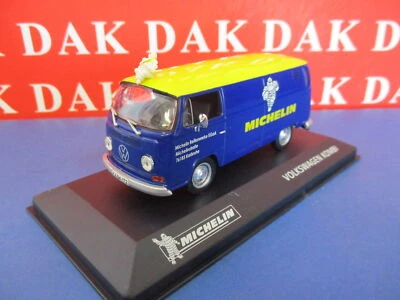 Die cast 1/43 Modellino Furgone Volkswagen Transporter T2 Michelin - Immagine 1 di 4