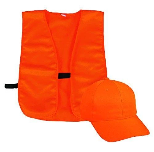 Outdoor Cap Vest and Cap Combo Youth Blaze Blaze Orange, One Size - Image 1 of 1