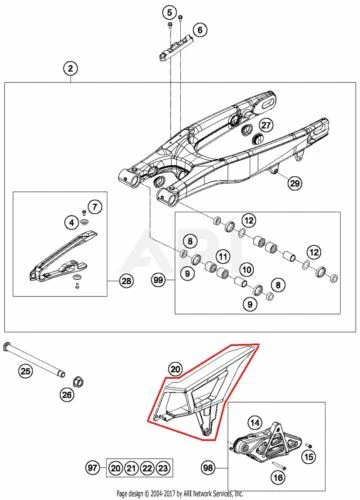 NEW OEM HUSQVARNA FE350S FE 350S CHAIN GUARD GUIDE PROTECTOR Foto 1 de 1