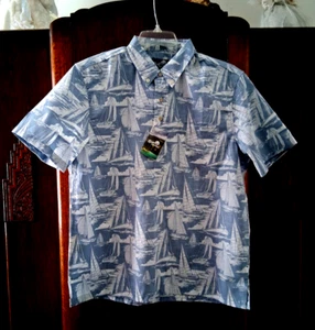 Reyn Spooner Men's REYN'S CUP Faded Denim Classic Fit PULLOVER Shirts Sizes - Picture 1 of 4