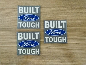 3pcs Ford Built Tough Motor Car Modified cars Patches Embroidered or Iron On#01 - Picture 1 of 7