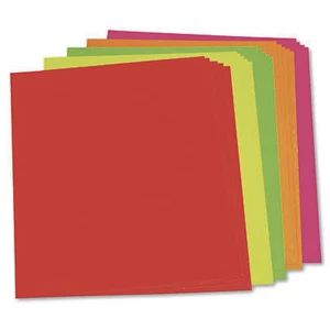 Pacon Neon Poster Boards 2.5' x 2' Assorted Colors 25/Carton (104234) P104234 - Picture 1 of 5