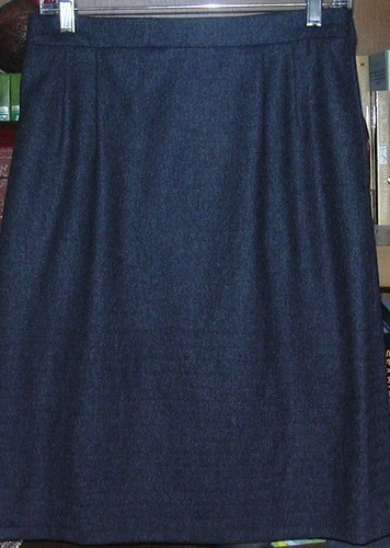 VALENTINO BOUTIQUE Gray Wool Cashmere Below The Knee Pencil Skirt Size 12