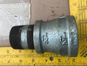 pipe reducer 1-1/4" to 1-1/2" / 1.25 in. to 1,5 in. - Picture 1 of 8