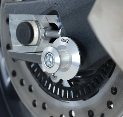 Soporte de paddock R&G bobina elevación plata (M6) Triumph Street triple 675 2007-16 Foto 1 de 4