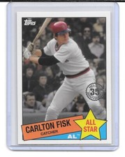 2020 Topps Series 2 1985 All-Stars #85AS-27 Carlton Fisk