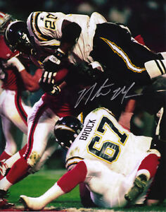 NATRONE MEANS  SAN DIEGO CHARGERS  ACTION SIGNED 8x10