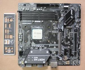 MSI B450M Mortar MAX AM4 Motherboard + AMD Ryzen 5 3600 6-Core CPU Combo - Picture 1 of 4