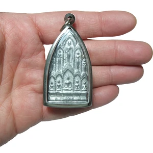 Phra LP Ngern Sib That Thai  Buddha Amulet Wat Donya Hom Wealth Protection - Picture 1 of 12