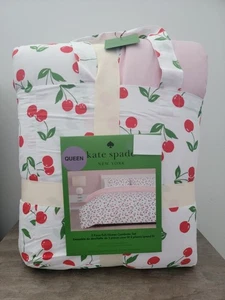 Kate Spade Cherry QUEEN Comforter Set - Picture 1 of 6