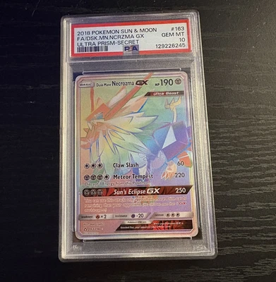 Pokemon Dusk Mane Necrozma GX (Secrect Rare)2018 Sun and Moon Ultra Prism PSA 10 - Image 1 of 4