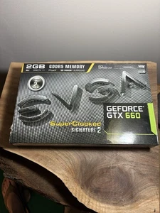 EVGA Geforce GTX 660 Signature2 2GB GDDR5 Graphics Card New, Factory Sealed - Picture 1 of 5