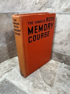 1934 Vintage Book"The Famous Roth Memory Course" by David M. Roth - Imagen 1 de 11