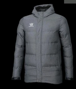 Warrior Aspire Jacket Europe Mens Medium Ice Hockey War Tech Grey Jacket Zip Up - Picture 1 of 15